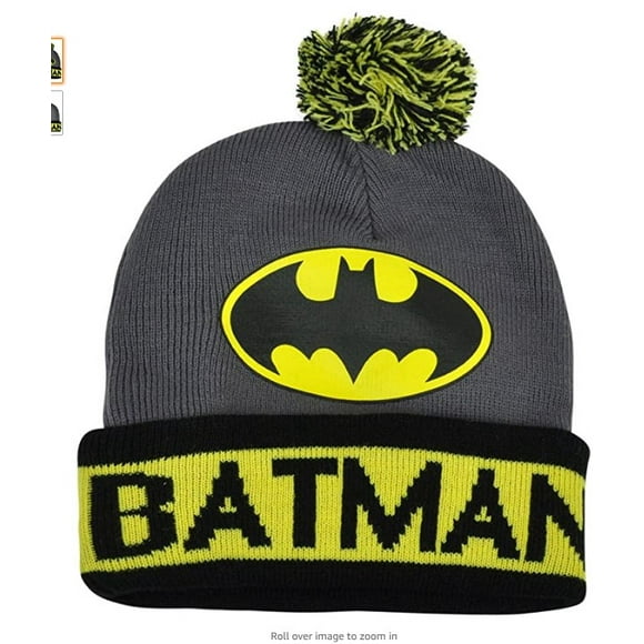 Batman-Batman Logo Homme Taille Unique Beanie/Bobble Hat